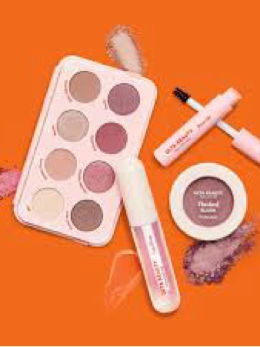 Pink Eyeshadow Palette & Lip Gloss Set – Neutral Pink Tones ulta set brand new